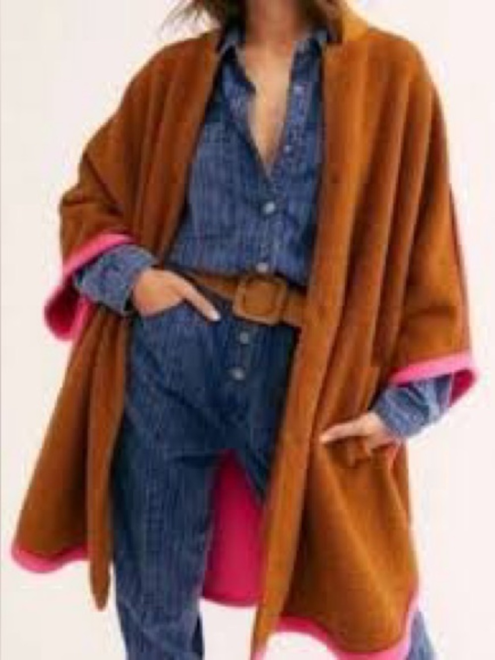 We The Free Teddy Poncho Size Small